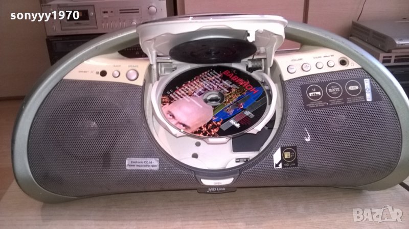 sony cd tuner amplifier aux/opical-внос англия, снимка 1