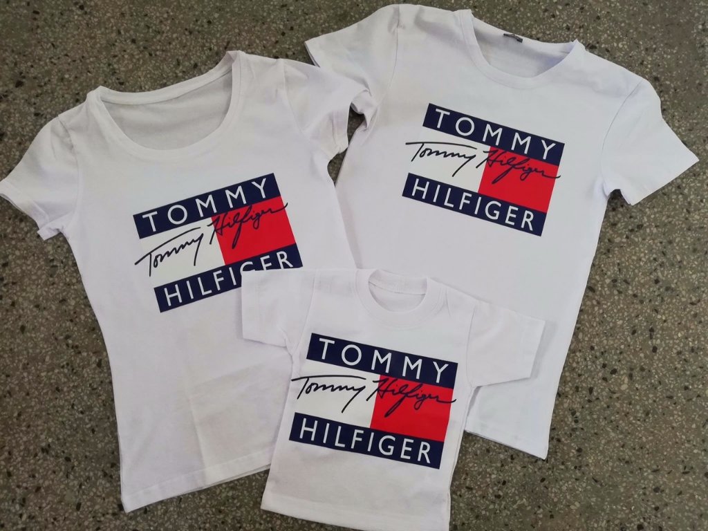 Tommy Hilfiger t shirts family тениски реплика в Тениски в к.к. Слънчев  бряг - ID24966260 — Bazar.bg