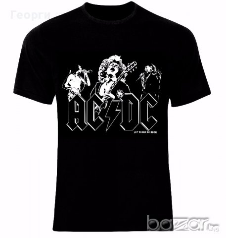  AC/DC Let There Be Rock Тениска Мъжка/Дамска S до 2XL, снимка 1 - Тениски - 14034247