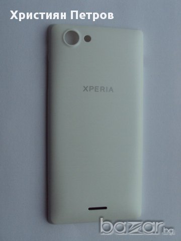 Оригинален бял заден капак за SONY Xperia J, снимка 1 - Калъфи, кейсове - 10661237