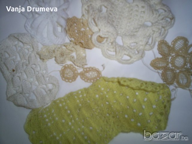 ръчно плетени дантели за пришиване към дънки или блузи, снимка 2 - Други - 20914906