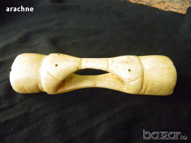 Рядка вещ от кост на крокодил, снимка 3 - Антикварни и старинни предмети - 16180385