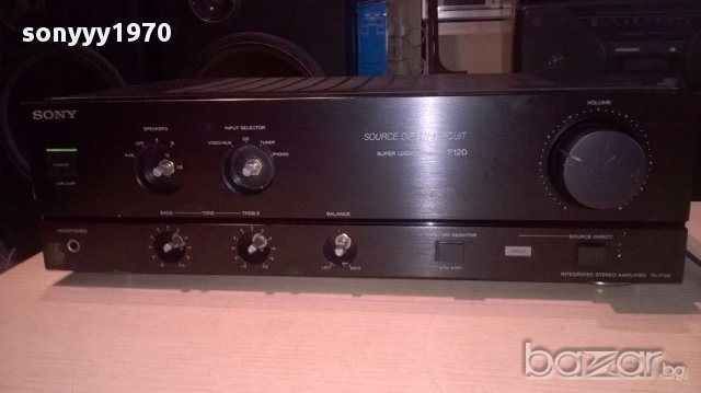 sony ta-f120a-amplifier-made in japan-внос швеицария, снимка 6 - Ресийвъри, усилватели, смесителни пултове - 14592358