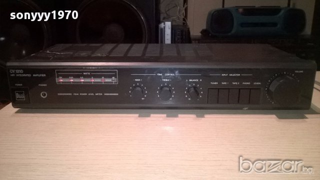 dual cv1210 amplifier-made in france-внос швеицария, снимка 5 - Ресийвъри, усилватели, смесителни пултове - 14211104