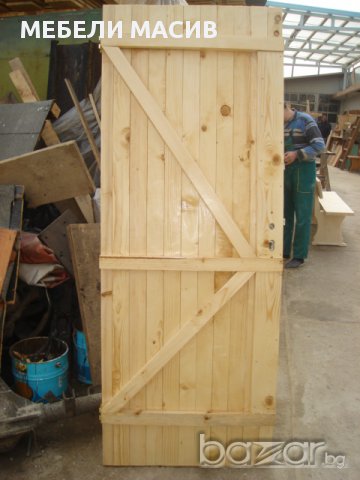  Дървени портални врати, порти, ковани врати от дъски, оградни и декоративни пана, снимка 6 - Други - 11006512