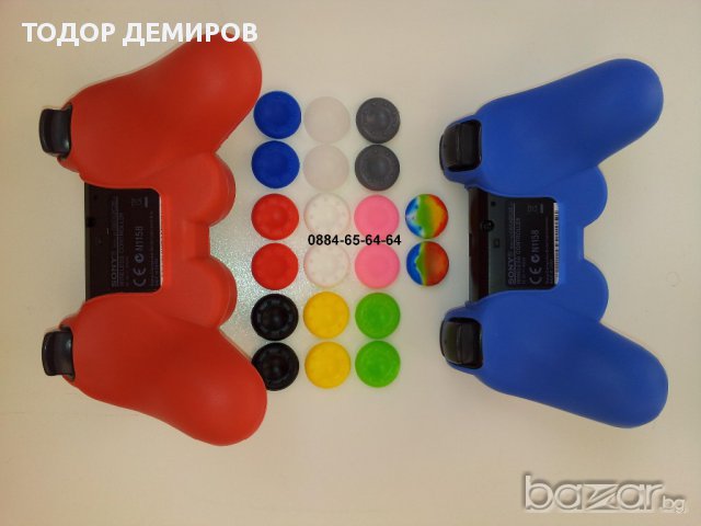 Тапи от висококачествен силикон за аналог. стикове на Playstation,XBOX, снимка 5 - Аксесоари - 10974453