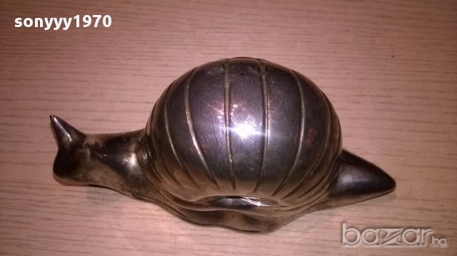 Красив и стилен охлюв-14/7/7см-внос швеицария, снимка 9 - Антикварни и старинни предмети - 16319665