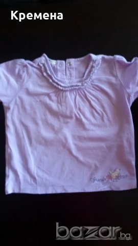 красиви летни блузки за момиченце - 4броя за 10лв, снимка 6 - Бебешки блузки - 18326615