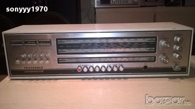 Telefunken concertino 201v-stereo receiver-внос швеицария, снимка 4 - Ресийвъри, усилватели, смесителни пултове - 14013382