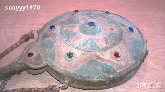 АНТИКА-ретро колекция-мед/месинг-патина-внос швеицария, снимка 9 - Антикварни и старинни предмети - 24500791