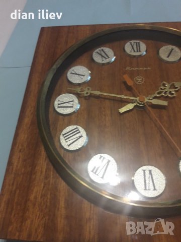 Ретро стенен часовник-Янтар , снимка 16 - Антикварни и старинни предмети - 24301565
