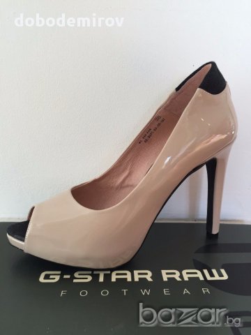 Нови дамски обувки с висок ток G star Penrose Turner Peep, оригинал, снимка 3 - Други - 14879771