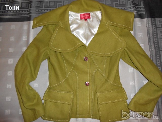 Бутиково сако в зелен цвят , снимка 2 - Сака - 20311405