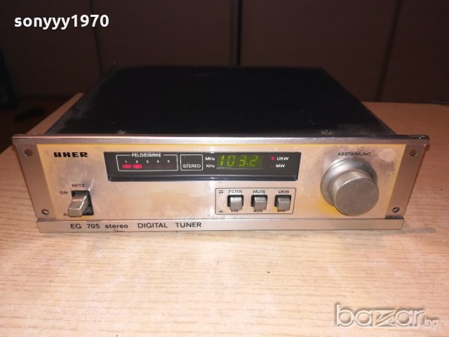 uher eg705 tuner-made in japan-внос швеицария, снимка 2 - Ресийвъри, усилватели, смесителни пултове - 20646349