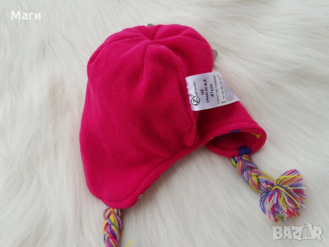 Бебешка зимна шапка 0-6 месеца - НОВА, снимка 6 - Други - 23479874