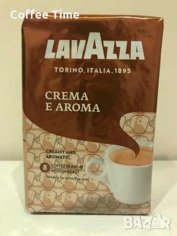 Кафе на зърна Lavazza Crema e Aroma 1кг Лаваца Крема е Арома, снимка 1 - Домашни продукти - 23256679