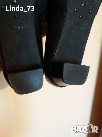 Дам.обувки-"HÖGL"-/ест.кожа/-№39-40,цвят-черни. Закупени от Австрия., снимка 13 - Дамски обувки на ток - 22386669
