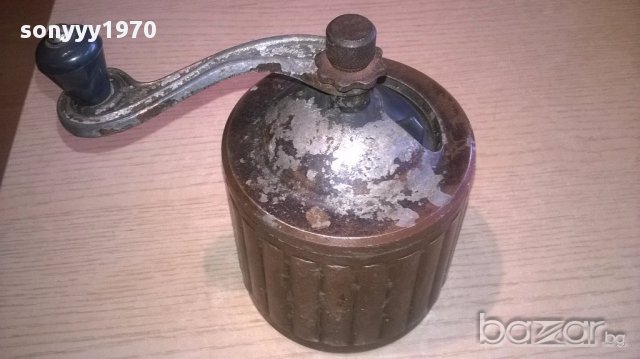 АНТИКА-Стара руска мелница-метална-15х10см, снимка 7 - Антикварни и старинни предмети - 17804045