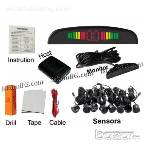 Парктроник за кола с 8 датчика - код 0953, снимка 2 - Аксесоари и консумативи - 13899743
