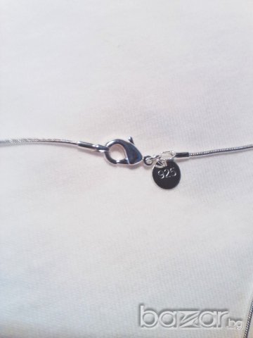 Посребрен гердан кокъл НОВ НАЛИЧЕН, снимка 4 - Колиета, медальони, синджири - 7130107