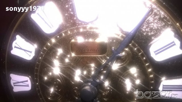 Hermle-made in germany-часовник-24/17см-внос швеицария, снимка 17 - Антикварни и старинни предмети - 16386142