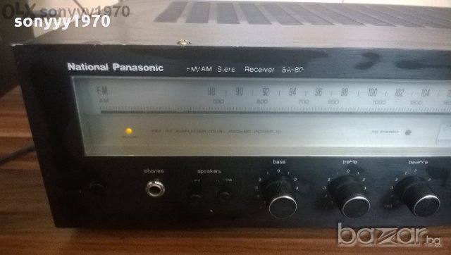 national panasonic sa-80 stereo receiver-japan-нов внос швеицария, снимка 11 - Ресийвъри, усилватели, смесителни пултове - 8529879