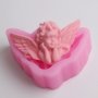 Ангел с разперени крила силиконов молд форма декорация торта фондан шоколад гипс, снимка 4