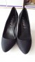 Велурени обувки, номер 40, снимка 1 - Дамски обувки на ток - 17574308