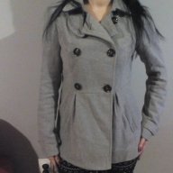 Дамско  палто - сиво, снимка 1 - Палта, манта - 16626880