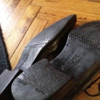Geox Respira -черни мъжки обувки естествена кожа №43, снимка 10 - Ежедневни обувки - 22628837