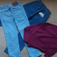 Нови дънки и пуловер всичко за 10лв., снимка 2 - Детски панталони и дънки - 23675282