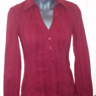 Дамска риза червена Некст дълъг ръкав, снимка 1 - Ризи - 15682343
