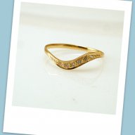 Продаден!златен пръстен - малък S - 1.05 грама, размер №52, снимка 4 - Пръстени - 11175289