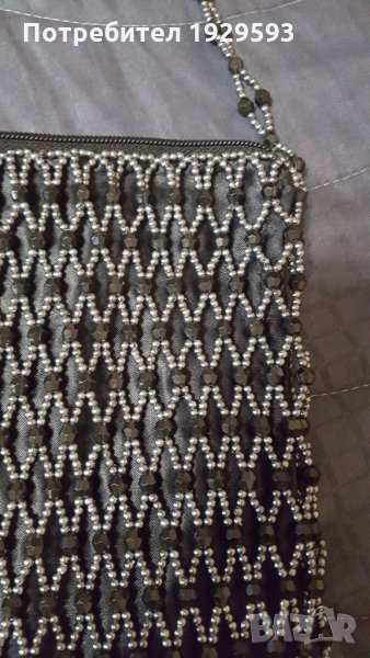 Ефектна чантичка с дълга дръжка, снимка 1