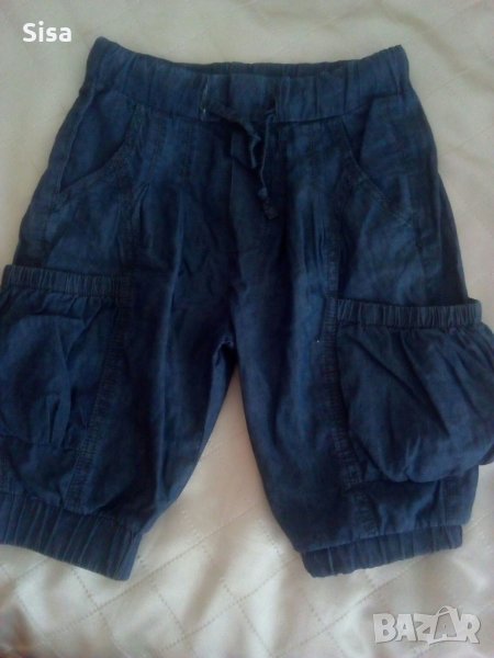 Нови дънкови шалварки за ръст 110/116, снимка 1