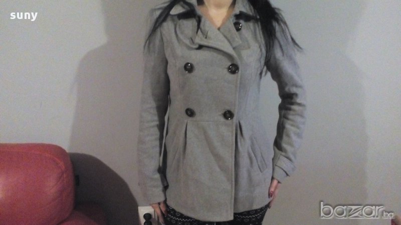 Дамско  палто - сиво, снимка 1