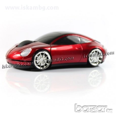 Мишка под формата на кола Порше - Червена, снимка 1