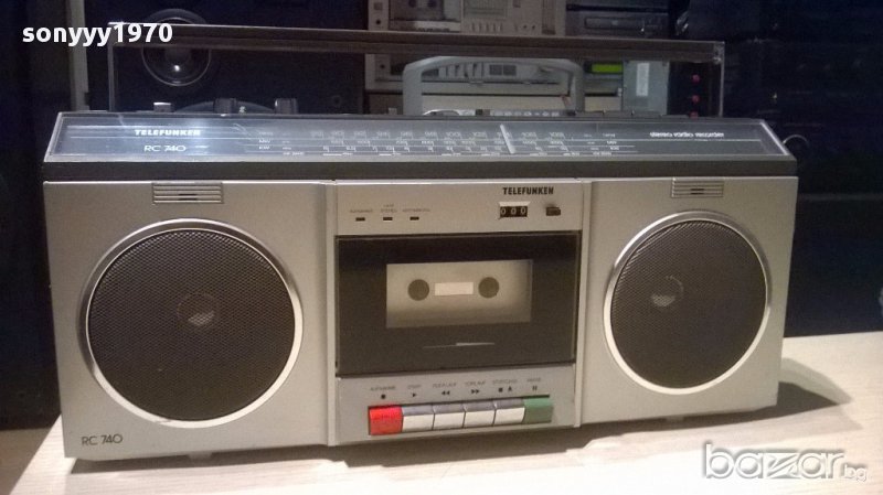 Telefunken rc-740 cassette/radio recorder-внос швеицария, снимка 1