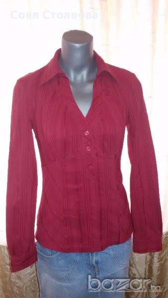 Дамска риза червена Некст дълъг ръкав, снимка 1