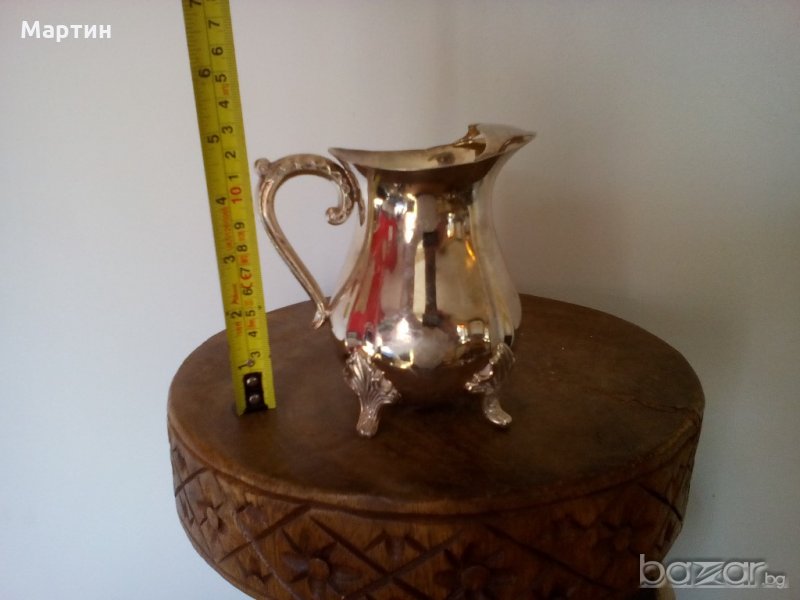 1939г. Посребрена масивна  - Кана - 1 бр. ( 777929) , снимка 1