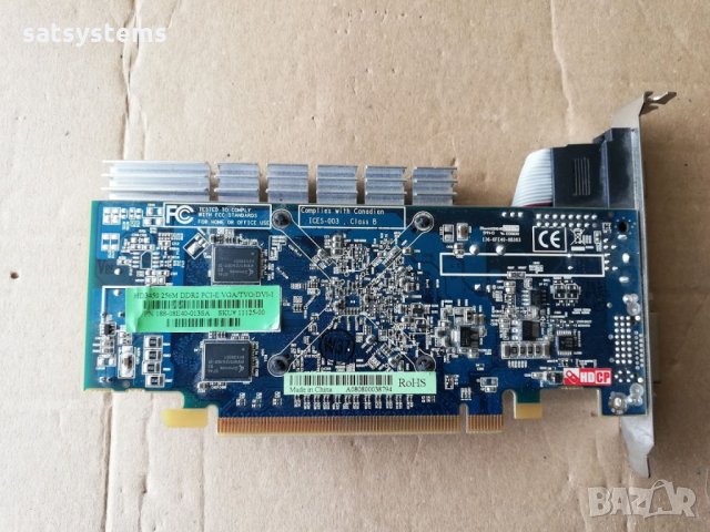 Видео карта ATi Radeon Sapphire HD 3450 PCI-E, снимка 6 - Видеокарти - 24570173