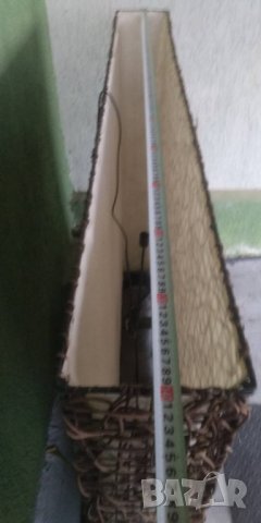 Лампа от ратан, снимка 4 - Настолни лампи - 24640782