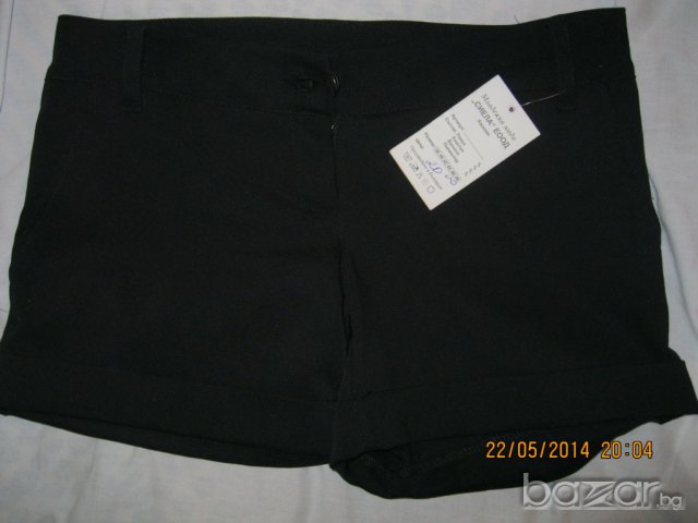Къси черни панталони, снимка 2 - Къси панталони и бермуди - 7470024