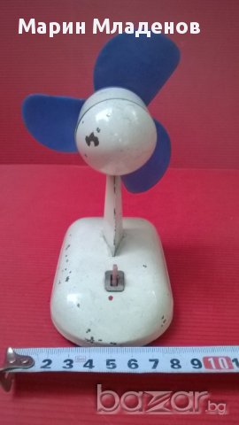 Ретро мини вентилатор-70год, снимка 4 - Антикварни и старинни предмети - 11828865