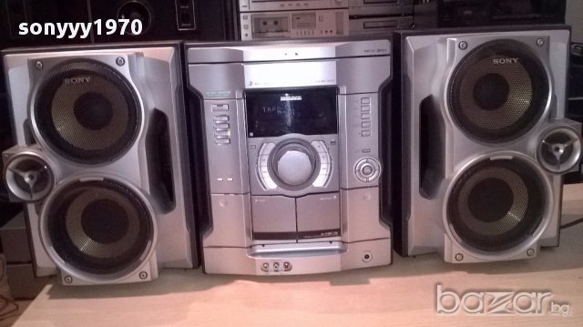 Sony cd/tuner/deck+2 колони-внос швеицария, снимка 2 - Ресийвъри, усилватели, смесителни пултове - 15176977