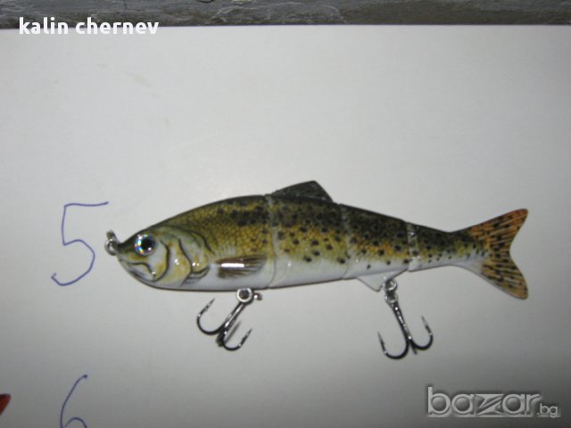 воблери 12.4 см 17,1г 4 части, снимка 3 - Въдици - 9007036