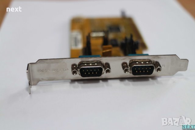 PCI контролер с два COM порта (Powered) + Гаранция, снимка 5 - Кабели и адаптери - 25556775