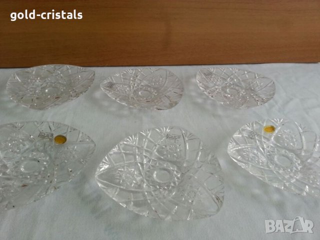 кристални чинии полски кристал Виолета , снимка 2 - Антикварни и старинни предмети - 23521424