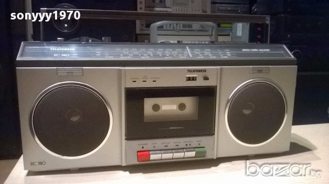 Telefunken rc-740 cassette/radio recorder-внос швеицария