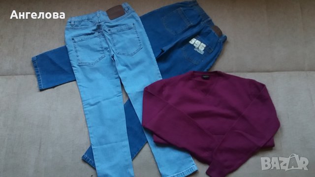 Нови дънки и пуловер всичко за 10лв., снимка 2 - Детски панталони и дънки - 23675282